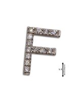 Mono orecchino Gemoro Donna LETTERINE in Oro bianco Diamante 0.05 Ct OB_F3BIA - OB_F3BIA